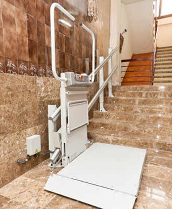 servoscala logic porta carrozzina per interni o condomini